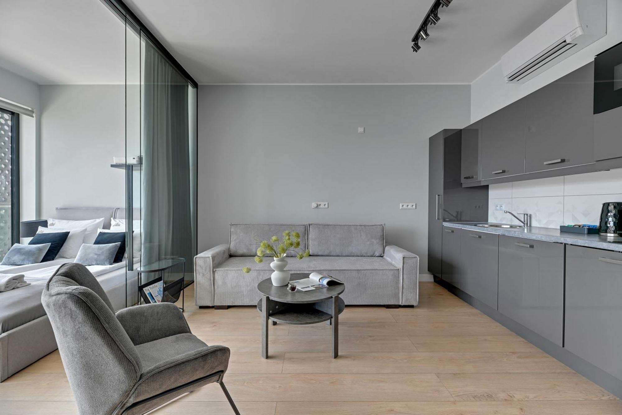 Symfonia Amazing River View Apartment By Downtown Apartments グダニスク エクステリア 写真